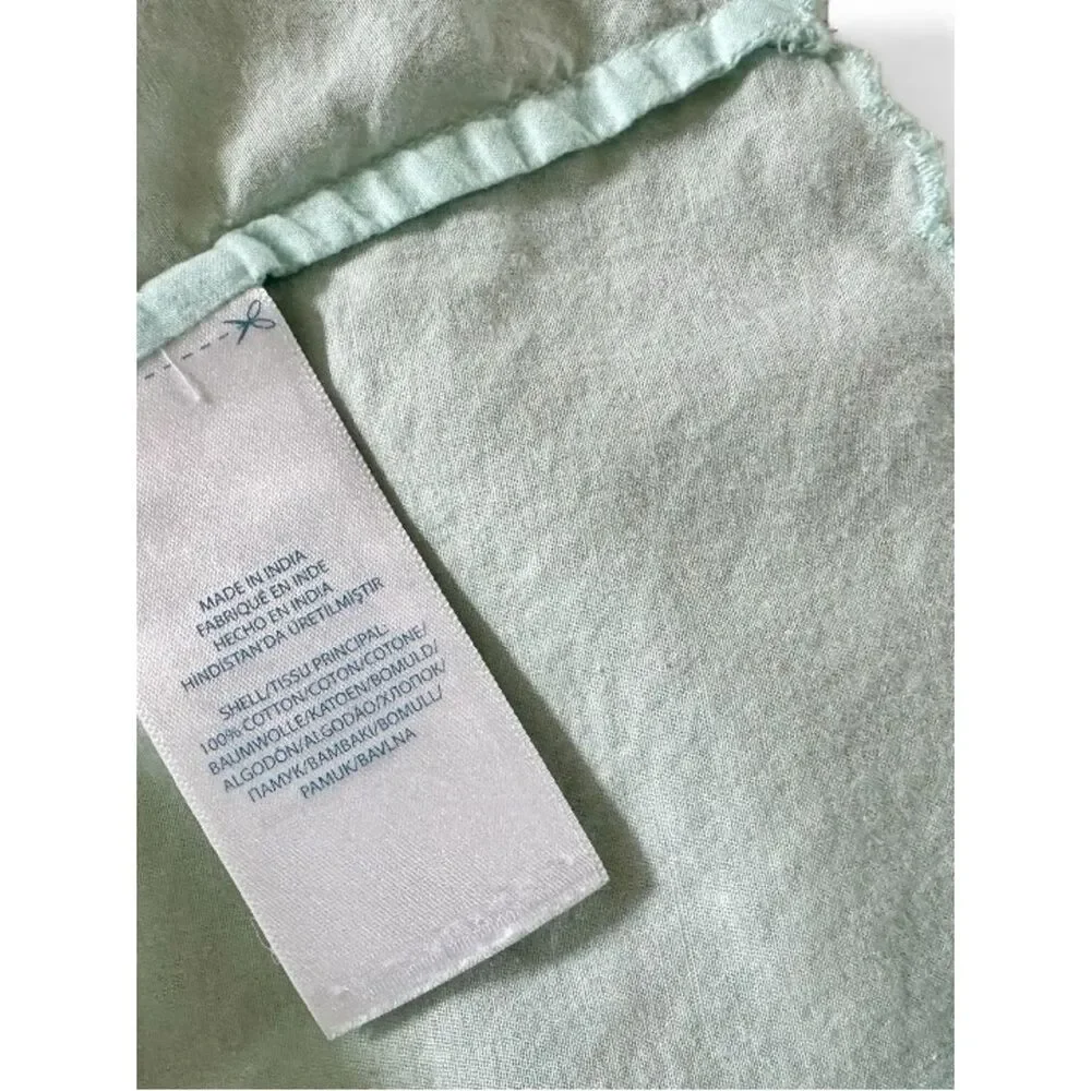Ralph Lauren Baby Girl Embroidered Tank Top Aqua Size 12 Months